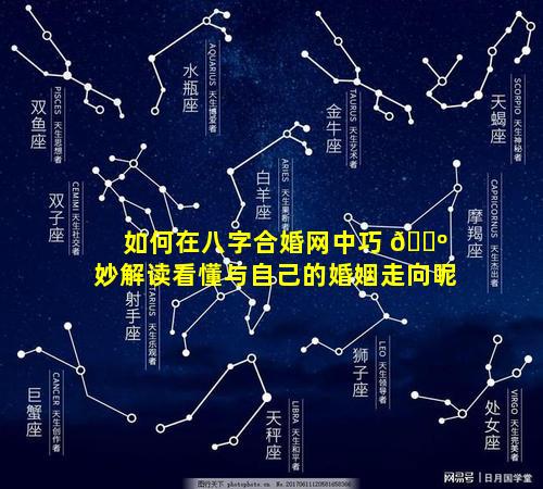 如何在八字合婚网中巧 🐺 妙解读看懂与自己的婚姻走向呢